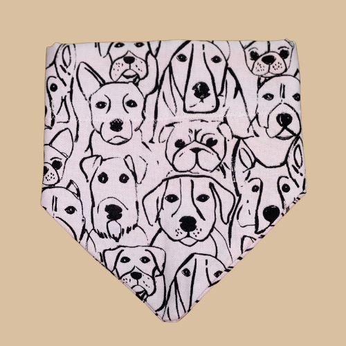 "B&W Baby" Doggy Bandana