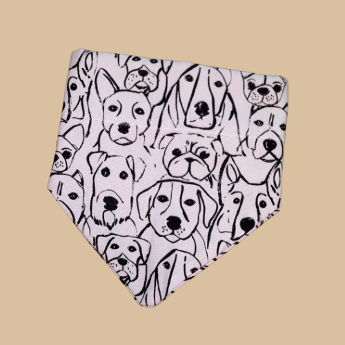 "B&W Baby" Doggy Bandana