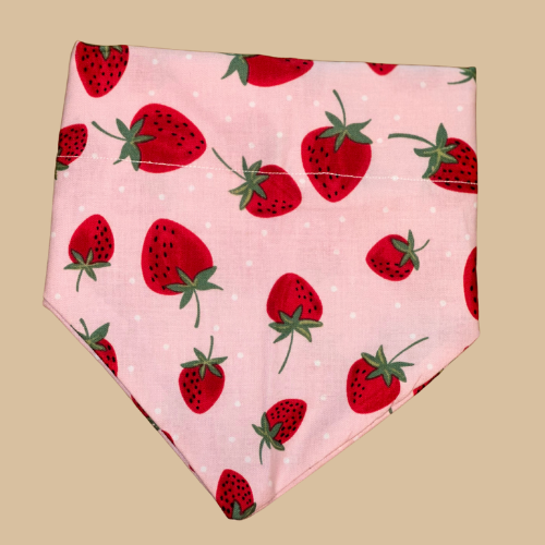 "Sweet Strawberry" Doggy Bandana