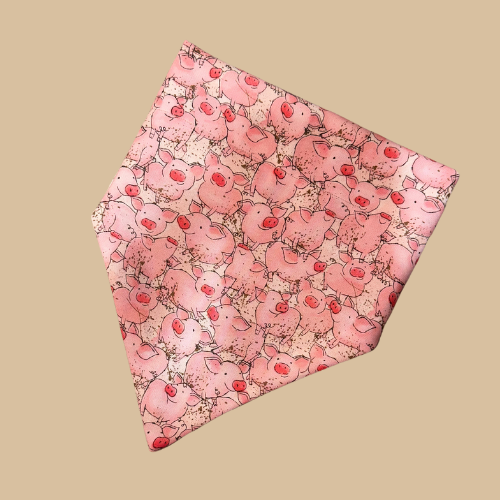 "Pink Piggy" Doggy Bandana