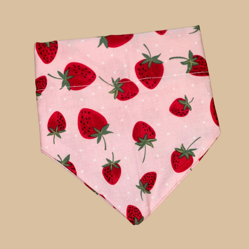 "Sweet Strawberry" Doggy Bandana