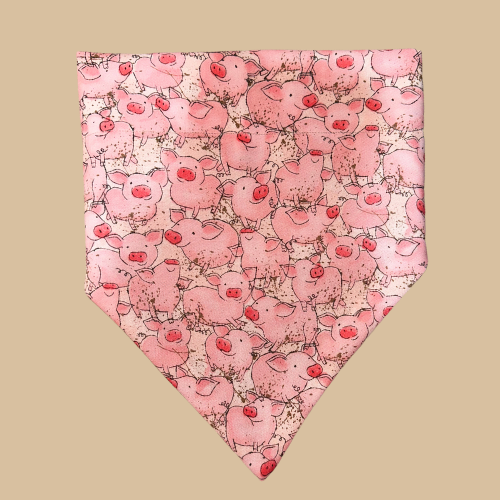 "Pink Piggy" Doggy Bandana