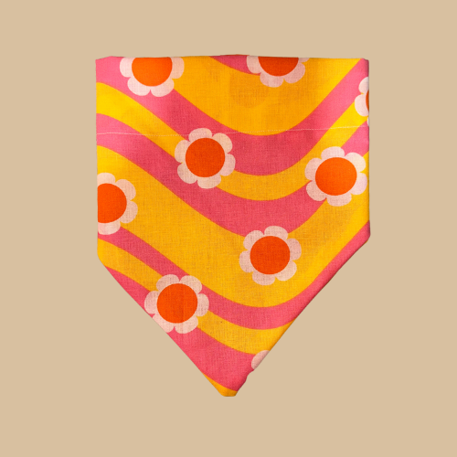 "Groovy Pup" Doggy Bandana