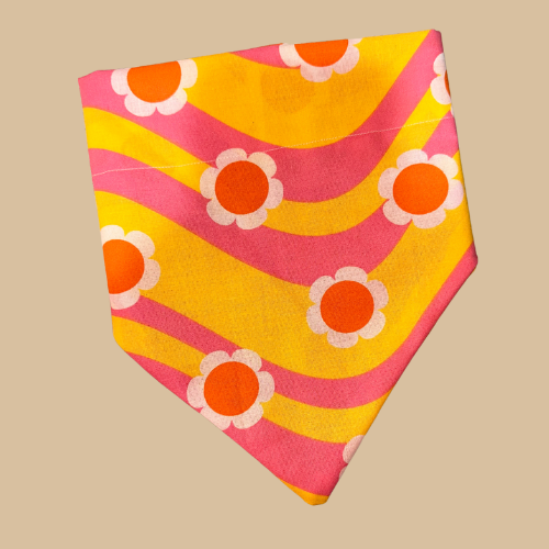 "Groovy Pup" Doggy Bandana